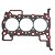 JUNTA CABECOTE IMP LOGAN / KWID / SANDERO 17/  1.0 3CC 12V (FIBRA/NÃO - Imagem 1