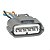 CHICOTE CONECTOR 5 VIAS BOMBA COMBUSTIVEL VERSA MARCH SENTRA KICKS - Imagem 1