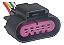 CHICOTE CONECTOR AGILE/COBALT/MONTANA/SPIN 1.4/1.8 (BOBINA IGNICAO/MEDIDOR FLUXO AR 5 VIAS - Imagem 1