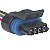 CHICOTE CONECTOR ATUADOR MARCHA LENT/SENSOR FLUXO/AR GM  ATUADOR IAC 4V (CHW04003) - Imagem 1