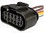 CHICOTE CONECTOR GOL G3/G4 FOX/POLO/GOLF (FAROL)(10 VIAS) - Imagem 1