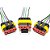 CHICOTE CONECTOR MEDIDOR BOMBA COMBUS PALIO 1.0/6 16V SIENA/WEEKEND ATUADOR M.LENTA 4 VIAS (TC1031)(CHW04020) (ETE7734)(TC1031) UND - Imagem 1