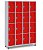 Armário Roupeiro Aço 16 Portas 191×130×41Cm Volume C/ Tranca - Imagem 6
