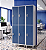 Roupeiro Aço 6 Portas 190x96x40Cm Academia Vestiário Tranca - Imagem 11