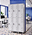 Roupeiro Aço 6 Portas 190x96x40Cm Academia Vestiário Tranca - Imagem 6