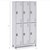 Roupeiro Aço 6 Portas 191x97x40Cm Academia Vestiário Tranca - Imagem 2