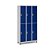 Roupeiro Aço 6 Portas 191x97x40Cm Academia Vestiário Tranca - Imagem 3
