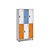 Roupeiro Aço 6 Portas 191x97x40Cm Academia Vestiário Tranca - Imagem 10