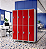 Roupeiro Aço 8 Portas 190x128x40Cm Academia Vestiário Tranca - Imagem 11
