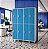 Roupeiro Aço 8 Portas 190x128x40Cm Academia Vestiário Tranca - Imagem 5