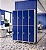Roupeiro Aço 8 Portas 190x128x40Cm Academia Vestiário Tranca - Imagem 1