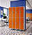Roupeiro Aço 8 Portas 190x128x40Cm Academia Vestiário Tranca - Imagem 9
