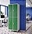Roupeiro Aço 4 Portas 190x64x40Cm Academia Vestiário Tranca - Imagem 4