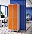 Roupeiro Aço 4 Portas 190x64x40Cm Academia Vestiário Tranca - Imagem 6