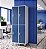 Roupeiro Aço 4 Portas 190x64x40Cm Academia Vestiário Tranca - Imagem 1