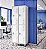 Roupeiro Aço 4 Portas 190x64x40Cm Academia Vestiário Tranca - Imagem 10