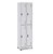 Roupeiro Aço 4 Portas 191x85x40Cm Academia Vestiário Tranca - Imagem 3