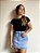 SAIA CURTA JEANS CLARO GIUSEPPE - Imagem 1