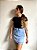 SAIA CURTA JEANS CLARO GIUSEPPE - Imagem 2
