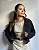 JAQUETA JEANS PRETO VINTAGE - Imagem 1