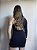 VESTIDO CURTO PRETO NULA MANGA LUREX CONSTELLATION - Imagem 4