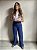 CALÇA WIDE JEANS AZUL ESCURA OLIVEIRA - Imagem 3