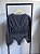 BODY MANGA LONGA PRETO EM LUREX NECKLINE - Imagem 4