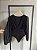 BODY MANGA LONGA COM TULE PRETO NECKLINE - Imagem 3