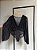 BODY MANGA LONGA PRETO EM TULE LUREX NECKLINE - Imagem 3