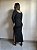 VESTIDO MIDI MANGA LONGA PRETO CALIFÓRNIA - Imagem 2