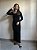 VESTIDO MIDI MANGA LONGA PRETO CALIFÓRNIA - Imagem 1