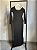 VESTIDO MIDI MANGA LONGA PRETO CALIFÓRNIA - Imagem 3