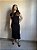 VESTIDO MIDI MANGA CURTA PRETO OHIO - Imagem 3