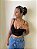 CROPPED RENDA PRETO CATARINA - Imagem 1