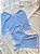 PIJAMA BABY DOLL MICROFIBRA AZUL CLARO ALICE - Imagem 2