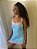 PIJAMA CAMISOLA MICROFIBRA AZUL CLARO ZOE - Imagem 1
