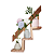 Floreira estilo escada com corrimão - Imagem 1