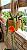Cacto Lobivia Silvestre Flor Laranja - Imagem 1