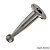 Pé p/ Móveis Alumialto Cônico 180mm Cromado 3167 - Imagem 2