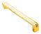 Puxador Allen Liso 160mm Gold Zen Design - Imagem 1