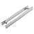 Puxador Duplo 40x10mm 40cm Itaoca Inox Polido Tozzatto - Imagem 1