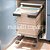 Lixeira dupla com tampa articulada 365X540x500mm Masutti Copat - Imagem 2