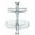 Fruteira Giratória 8514 02 Cestos Haste 02pol. 350/450x1000x450mm Cromado Jomer - 01 unidade - Imagem 1
