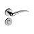 Fechadura Externa Pado Classic 40mm Roseta Cromada 691-80e - Imagem 2