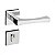 FECHADURA ZM VIVALDI 885 55MM EXTERNA CROMADO PADO - Imagem 1