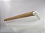 PUXADOR TELLUS WOOD/BRANCO  160MM ZEN - Imagem 1
