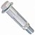 Chumbador 1/4 X 2" Com Parafuso - Cba / Cb / Cbt - Aço Zincado - Imagem 1