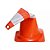 Cone Flexível Laranja 50cm Para Sinalização De Trânsito Refletivo / BR Plast - Imagem 3