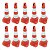 Cone Flexível Laranja 75cm Para Sinalização De Trânsito Refletivo / BR Plast - Imagem 1