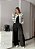 Cardigan Listrado Curto - Imagem 1